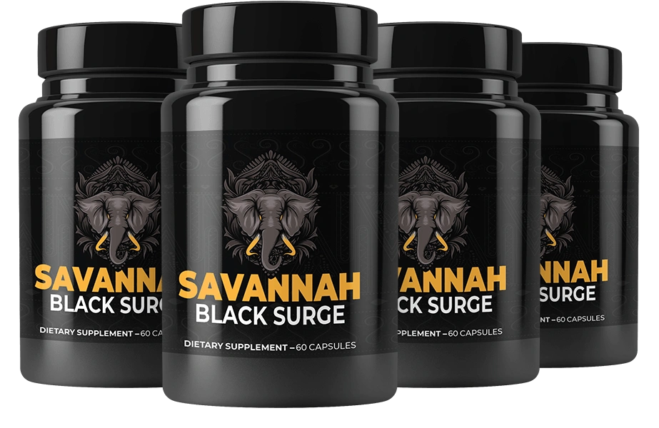 Savannah Black Surge  4 bottle